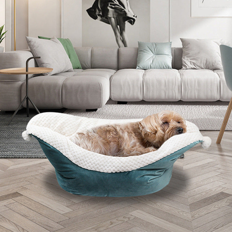 All-Day Comfort and Unrivaled Support | DreamBoat Calming Dog Bed (Larger Size)